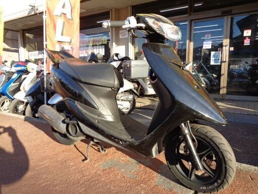 NO.4111　ＪＯＧ ＺＲ エボリューション (JOG) ２サイクルエンジン ハネ付き ディスクブレーキ　ブラック　☆彡