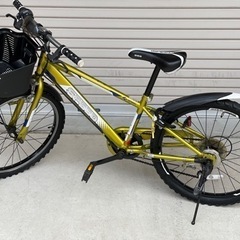 22インチ　男の子6段変速付き自転車　中古