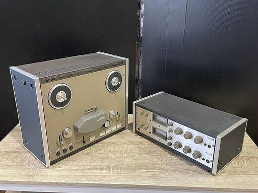 【苫小牧バナナ】指定業者にて整備済み DENON/デノン 2トラック 2チャンネル オープンリールデッキ DH-610S 動作OK♪