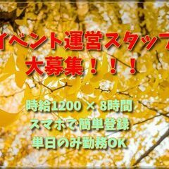 ★★神宮外苑イベントスタッフ★★