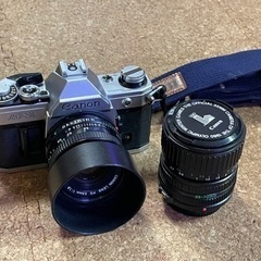 canon キャノン　AE-1 フィルム一眼レフカメラ　レンズ2本