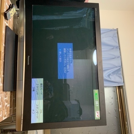 【受け渡し者決定済み】42インチテレビ＆テレビ台セット