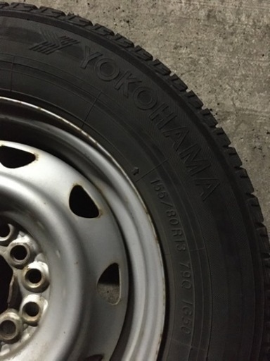 軽自動車用　冬タイヤ　状態良　155/80R13