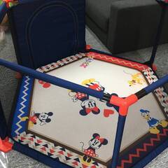 ベビーサークル（ミッキー&フレンズ）の画像