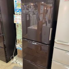 【愛品館市原店】SHARP 2016年製 350L 3ドア冷蔵庫 SJ-PW35C-T【管理IR013839-104】