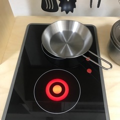 IKEA おままごとキッチン ドゥク ティグ 調理器具セット 3ヶ月使用美中古の画像