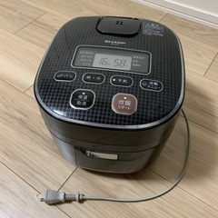 SHARP ジャー炊飯器 説明書付きの画像