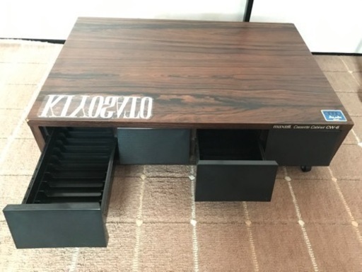 オーディオCカセット用木製ラック