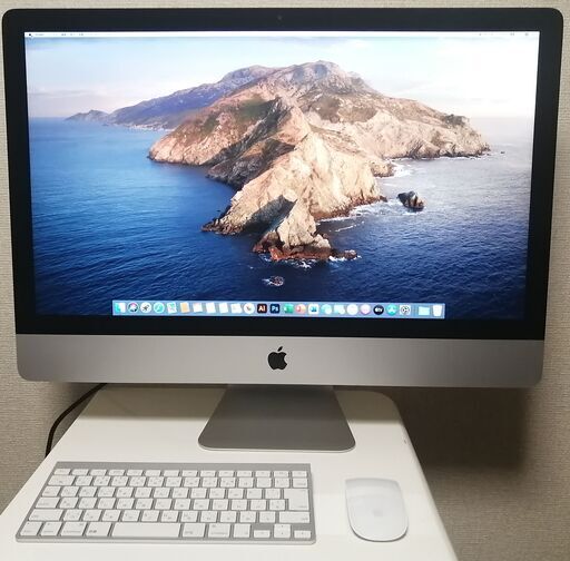 アップルIMACC i5（中古）、8GBメモリ、1000GB HDD、27画面、NVIDIA GeForce GTX680MX、Webcam、Usb、Bluetooth、OS Catalina,Photoshop2021,Illustrator2021,Office2019.