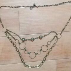 【無料】ネックレス　3連