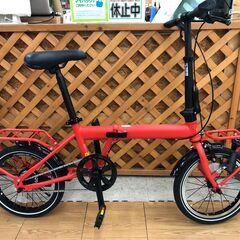 【愛品館江戸川店】　折りたたみ自転車　ASAHI　EMERGENCY BIKE　１６インチ　２０２１年製　ID:122-042941-007
