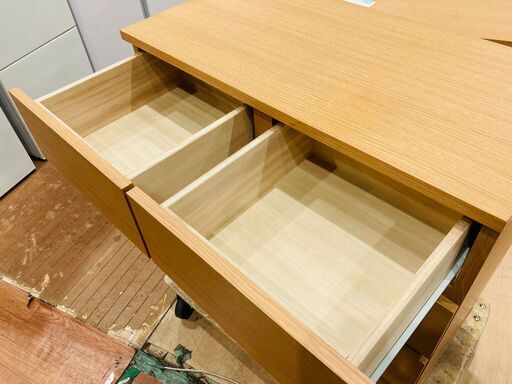 【愛品館市原店】無印良品オーク材４段チェスト【愛市IIF】