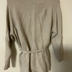 ZARA ロングカーディガン　サイズL 身幅46、着丈69センチの画像