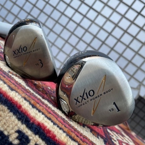 ゼクシオ　ドライバー　3w 1w 13 impact power body xxio レディース　L シャフト  2本セット　ゴルフ　