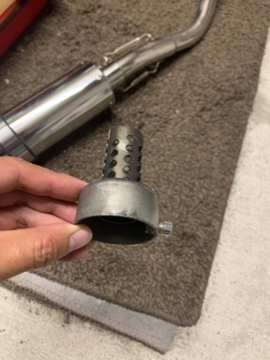カブ、モンキー などにステンレスダウンマフラー