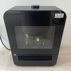 暖炉風セラミックヒーター TED-15DH-BKの画像