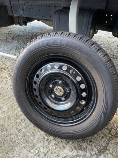 【スタッドレス】ブリザックVRX 9分山 215/60R15 鉄ホイール4本セット