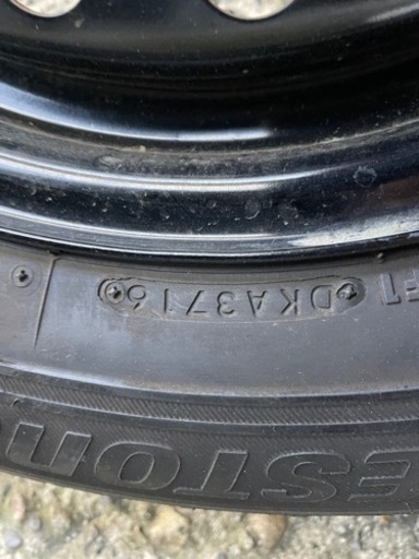 【スタッドレス】ブリザックVRX 9分山 215/60R15 鉄ホイール4本セット