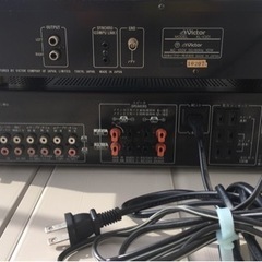 テクニクスのプリメインアンプ　SU−V 40 とビクター　CDプレーヤー　XL V301の画像