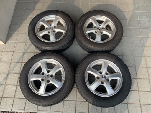 「引取り限定」HONDA純正アルミ付スタッドレスタイヤ