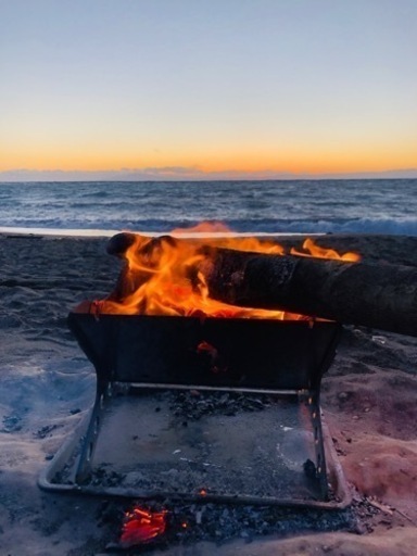 【未使用品】ステンレス製 焚き火台