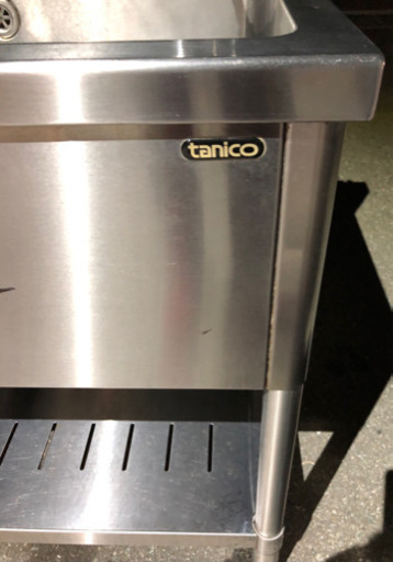 ⭐︎中古品　タニコー　2槽シンク　1200×600×800mm  厨房機器⭐︎