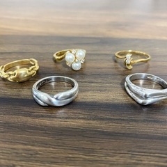 指輪5点まとめての画像