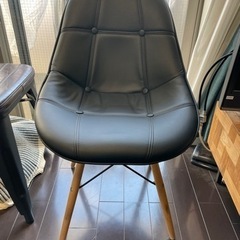 【美品】デスクチェア(ブラック)の画像