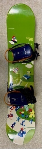 値引き可！SALOMON 115cm キッズ スノーボード ビンディング セット