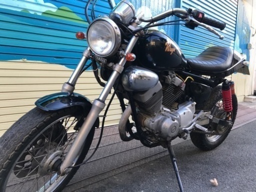 Vツイン★カスタム♪ヤマハVirago250改 約24000km 機関好調♪ 他写真・動画アリ 検索:TR250 FTR ドラッグスター イントルーダー ダートラ アメリカン