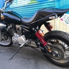 Vツイン★カスタム♪ヤマハVirago250改 約24000km 機関好調♪ 他写真・動画アリ 検索:TR250 FTR ドラッグスター イントルーダー ダートラ アメリカンの画像