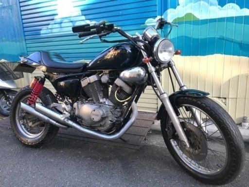 Vツイン★カスタム♪ヤマハVirago250改 約24000km 機関好調♪ 他写真・動画アリ 検索:TR250 FTR ドラッグスター イントルーダー ダートラ アメリカン