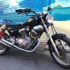 Vツイン★カスタム♪ヤマハVirago250改 約24000km 機関好調♪ 他写真・動画アリ 検索:TR250 FTR ドラッグスター イントルーダー ダートラ アメリカンの画像