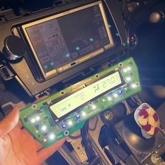30プリウス エアコンパネル打ち替え