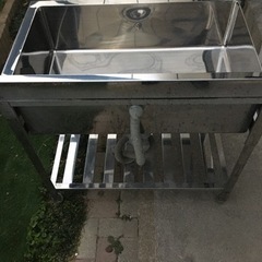 厨房機器　シンク　流し台　業務用　未使用の画像