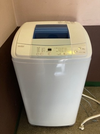 美品　5．0kg 全自動洗濯機 ホワイト 2016年式　ハイアールジャパンセールス ■型番：JW-K50K（W）