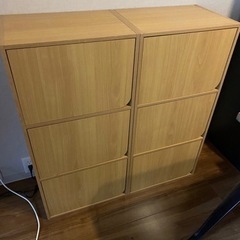 ３段ボックス　2セット　三段ボックス　棚 の画像