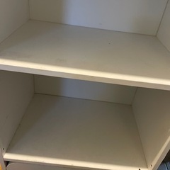 カラーボックス（白）の画像