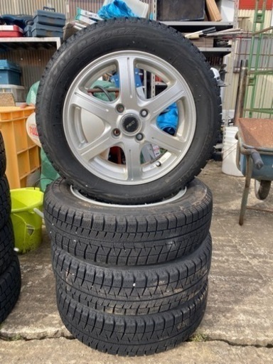 冬タイヤ　サイズ155/65R14。4本セート