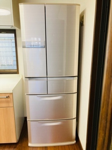 三菱冷凍冷蔵庫　両開き(観音開き)501L MR-E50R-F
