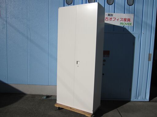 両開き書庫　オカムラ製レクトライン　ホワイト　H2150