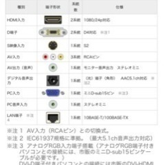 液晶テレビ　SHARP製LC-37DX1 2009年製の画像
