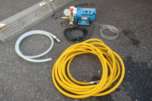 世田谷区近辺配送可能　作動確認済み　キヨーワ　KYC-20A　ポータブル型洗浄機　高圧洗浄機ポンプ 100V