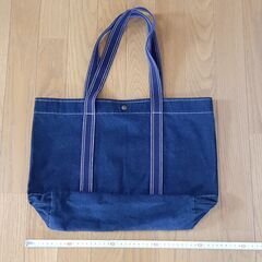 トートバッグ❶ デニム 軽量＆タフ 布袋 バックの画像
