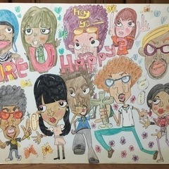 ●素人作●アート/イラスト●イラストボード●