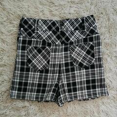 1日のみ着用✨140cm【チェック柄キュロットスカート】の画像