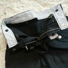 140cm【黒デニムスカート】の画像