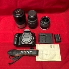 SONY SLT−A57 　α57  レンズ3本