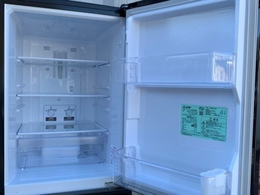 美品！三菱 冷蔵庫◇2ドア◇2019年製◇146L◇MR-P15E-B◇右開き◇JF-0145