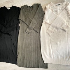 【未使用・中古】厚手ワンピース・チュニック